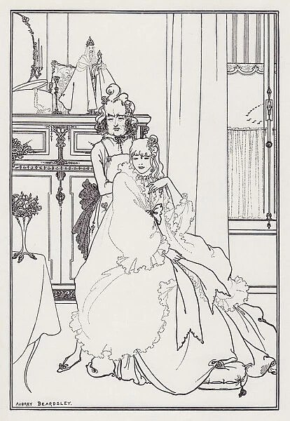 The Coiffing, from The Savoy No. 3, 1896. Creator: Aubrey Beardsley