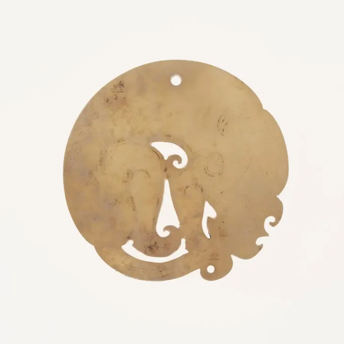 Framed Print : Coiled Animal Pendant, Eastern Zhou dynasty or Western Han dynasty 3rd / 2nd century B. C Framed Print : Coiled Animal Pendant, Eastern Zhou dynasty or Western Han dynasty 3rd / 2nd century B. C