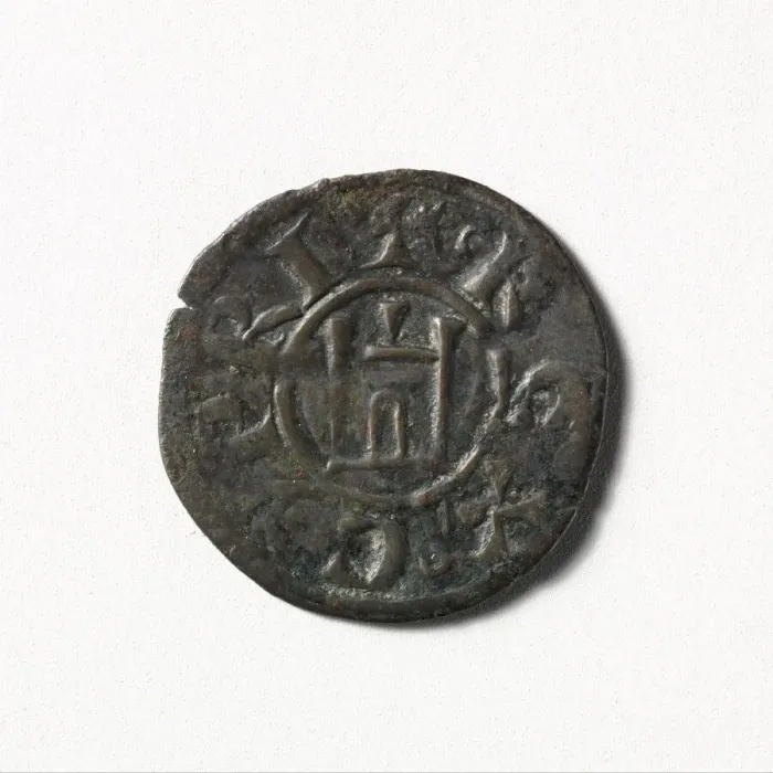 Framed Print : Coin (Denier) of Henry I of Cyprus (1218-1253), Cypriote, 1218-1253. Creator: Unknown Framed Print : Coin (Denier) of Henry I of Cyprus (1218-1253), Cypriote, 1218-1253. Creator: Unknown