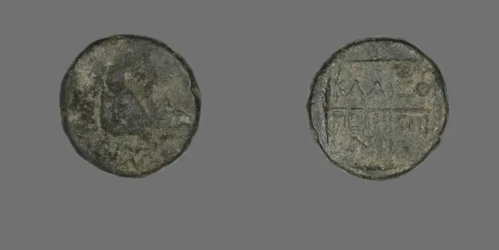 Framed Print : Coin Depicting a Boar, about 190 BCE. Creator: Unknown Framed Print : Coin Depicting a Boar, about 190 BCE. Creator: Unknown