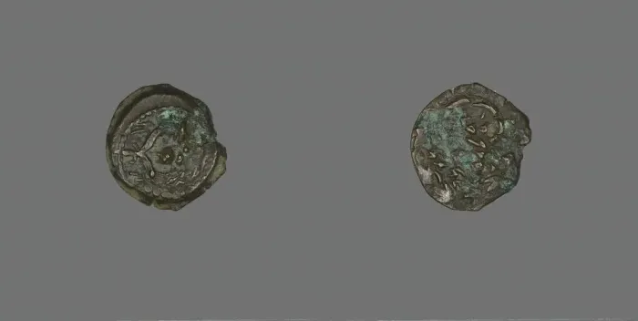 Framed Print : Coin Depicting a Double Cornucopia, Hasmonaean Dynasty (135-76 BCE)... (103-76 BCE) Framed Print : Coin Depicting a Double Cornucopia, Hasmonaean Dynasty (135-76 BCE)... (103-76 BCE)
