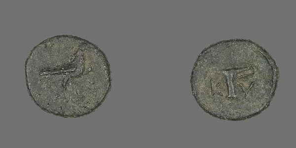 Coin Depicting an Eagle, about 320-250 BCE. Creator: Unknown