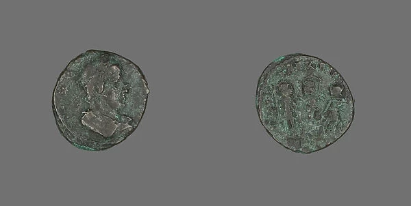 Coin Depicting an Emperor, 4th century. Creator: Unknown
