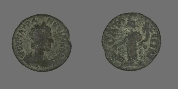 Framed Print : Coin Depicting the Empress Tranquillina, 238-244. Creator: Unknown Framed Print : Coin Depicting the Empress Tranquillina, 238-244. Creator: Unknown