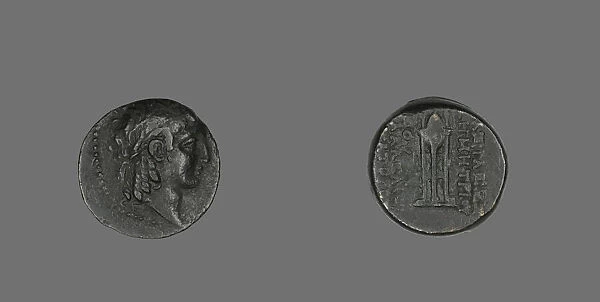 Coin Depicting the God Apollo, 146-139 BCE, issued by of Demetrius II. Creator: Unknown
