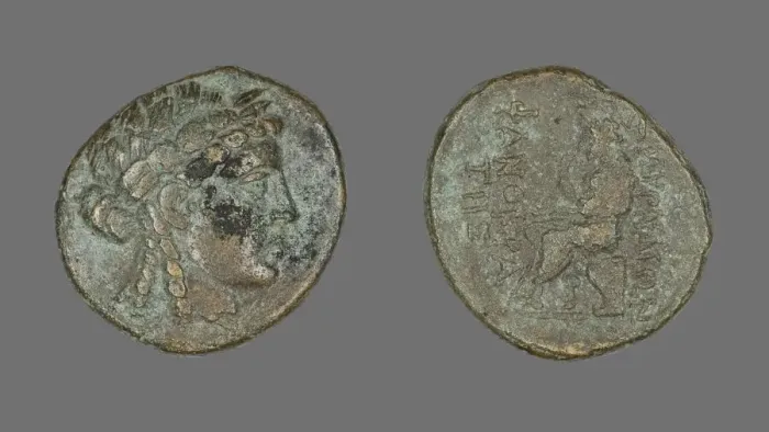 Framed Print : Coin Depicting the God Apollo, 2nd-1st century BCE. Creator: Unknown Framed Print : Coin Depicting the God Apollo, 2nd-1st century BCE. Creator: Unknown