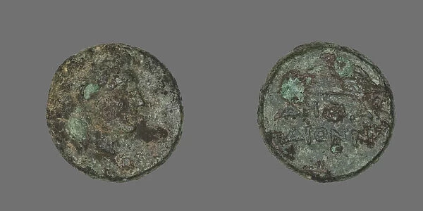 Coin Depicting the God Apollo, about 300-200 BCE. Creator: Unknown