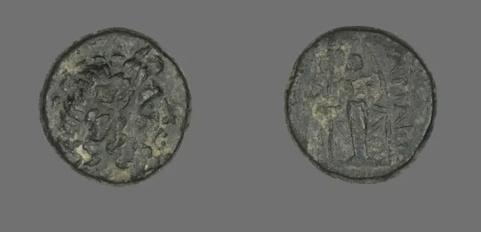 Framed Print : Coin Depicting the God Zeus, 133-48 BCE. Creator: Unknown Framed Print : Coin Depicting the God Zeus, 133-48 BCE. Creator: Unknown