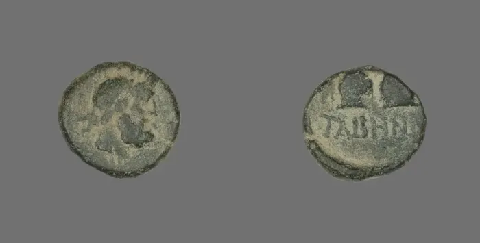 Framed Print : Coin Depicting the God Zeus, about 1st century BCE. Creator: Unknown Framed Print : Coin Depicting the God Zeus, about 1st century BCE. Creator: Unknown