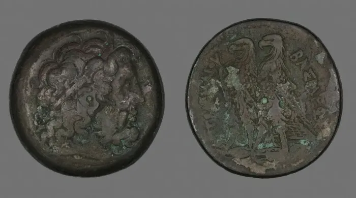 Framed Print : Coin Depicting the God Zeus, 261-247 BCE. Creator: Unknown Framed Print : Coin Depicting the God Zeus, 261-247 BCE. Creator: Unknown