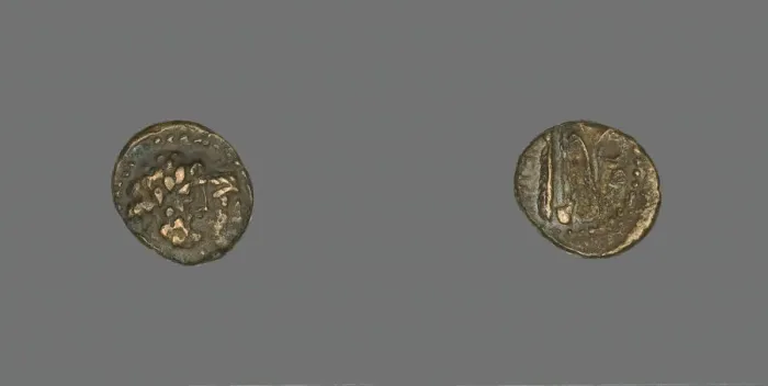 Framed Print : Coin Depicting the God Zeus and Consort (?), about 137-127 BCE. Creator: Unknown Framed Print : Coin Depicting the God Zeus and Consort (?), about 137-127 BCE. Creator: Unknown