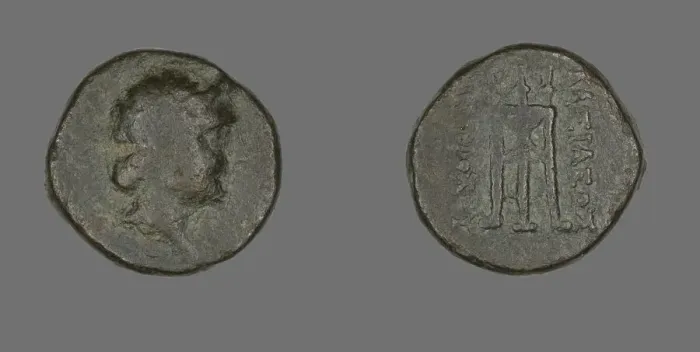 Framed Print : Coin Depicting a Goddess, 261-246 BCE. Creator: Unknown Framed Print : Coin Depicting a Goddess, 261-246 BCE. Creator: Unknown