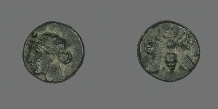 Framed Print : Coin Depicting the Goddess Artemis, 258-202 BCE. Creator: Unknown Framed Print : Coin Depicting the Goddess Artemis, 258-202 BCE. Creator: Unknown