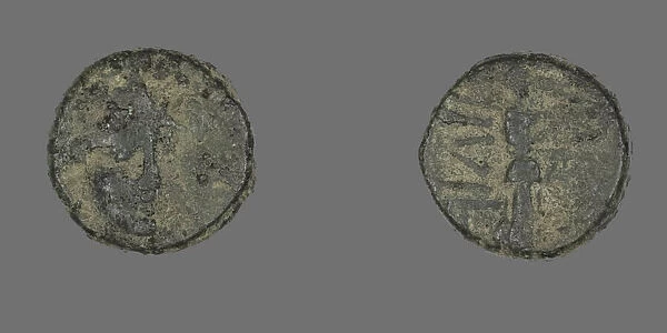 Coin Depicting the Goddess Athena, (1st century BCE ?). Creator: Unknown