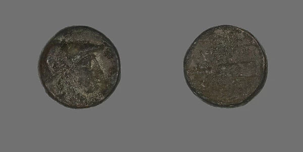 Coin Depicting the Goddess Athena, 200-133 BCE. Creator: Unknown