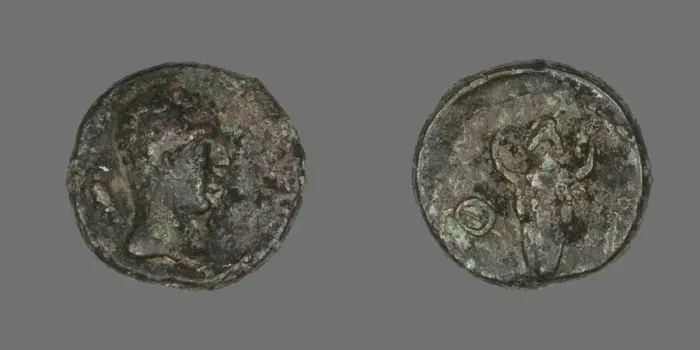 Framed Print : Coin Depicting the Goddess Athena, 2nd century CE. Creator: Unknown Framed Print : Coin Depicting the Goddess Athena, 2nd century CE. Creator: Unknown