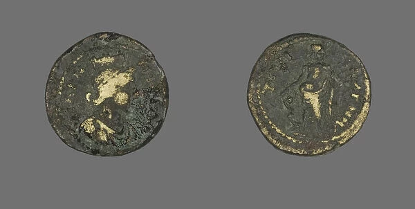 Coin Depicting the Goddess Tyche, (238-244 ?). Creator: Unknown