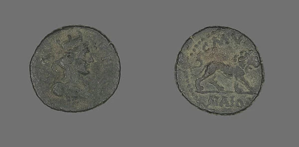 Coin Depicting the Goddess Tyche, 98-192. Creator: Unknown