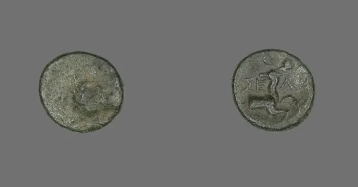 Framed Print : Coin Depicting the Hero Herakles, 2nd-1st century BCE. Creator: Unknown Framed Print : Coin Depicting the Hero Herakles, 2nd-1st century BCE. Creator: Unknown