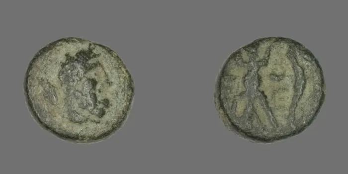 Framed Print : Coin Depicting the Hero Herakles, 2nd-1st century BCE. Creator: Unknown Framed Print : Coin Depicting the Hero Herakles, 2nd-1st century BCE. Creator: Unknown