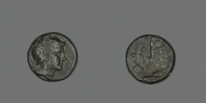 Framed Print : Coin Depicting the Hero Perseus, 220-178 BCE. Creator: Unknown Framed Print : Coin Depicting the Hero Perseus, 220-178 BCE. Creator: Unknown