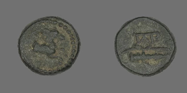 Coin Depicting a Horse, after 190 BCE. Creator: Unknown