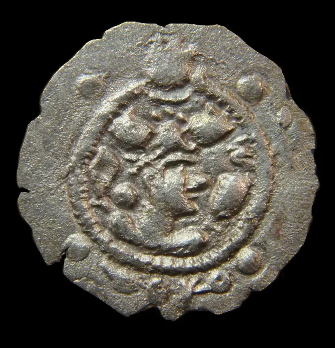Framed Print : Coin of the Hephthalites, End of the 5th century. Creator: Numismatic, Ancient Coins Framed Print : Coin of the Hephthalites, End of the 5th century. Creator: Numismatic, Ancient Coins