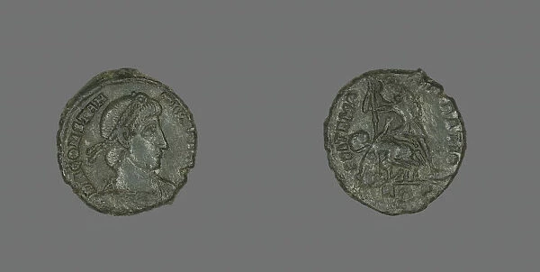 Coin Portaying Emperor Constantius II, 337-361. Creator: Unknown