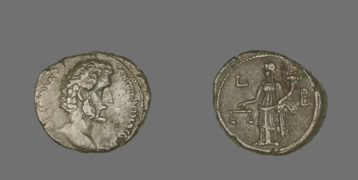 Framed Print : Coin Portraying Emperor Antoninus Pius, 138-9. Creator: Unknown Framed Print : Coin Portraying Emperor Antoninus Pius, 138-9. Creator: Unknown