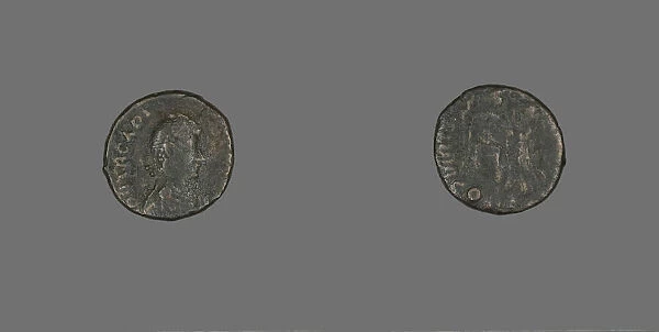 Coin Portraying Emperor Arcadius, 383-408. Creator: Unknown