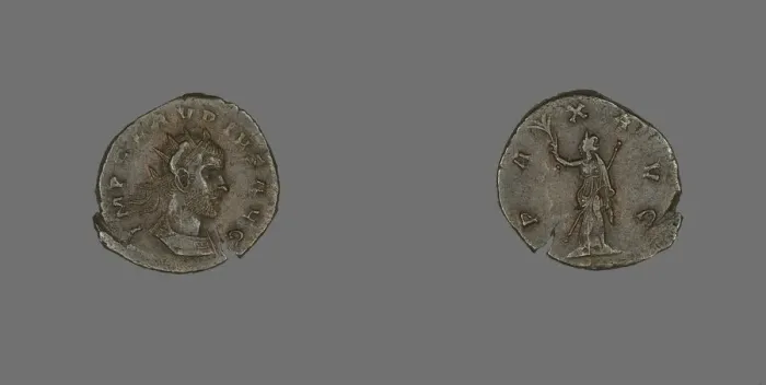 Framed Print : Coin Portraying Emperor Claudius Gothicus, 268-270. Creator: Unknown Framed Print : Coin Portraying Emperor Claudius Gothicus, 268-270. Creator: Unknown