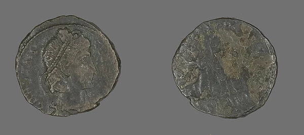Coin Portraying Emperor Constantius, 250-306. Creator: Unknown