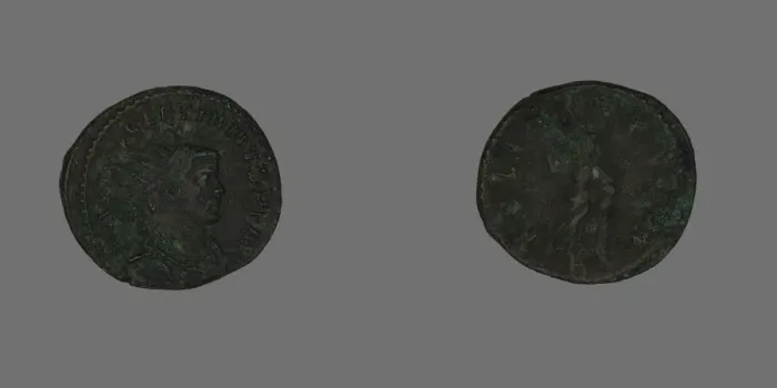 Framed Print : Coin Portraying Emperor Diocletian, 290-295 (?). Creator: Unknown Framed Print : Coin Portraying Emperor Diocletian, 290-295 (?). Creator: Unknown