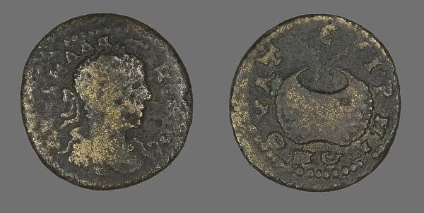 Coin Portraying Emperor Elagabalus, 218-222. Creator: Unknown