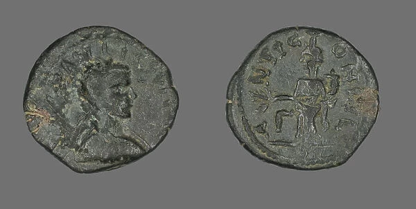 Coin Portraying an Emperor, (end of 3rd century BCE ?). Creator: Unknown