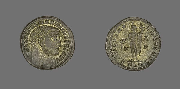 As (Coin) Portraying Emperor Galerius, 305-311. Creator: Unknown