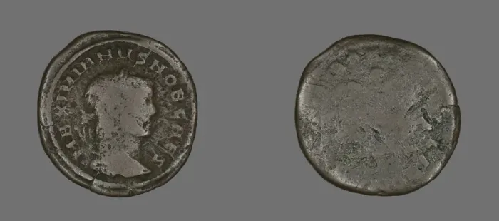 Framed Print : Coin Portraying Emperor Galerius, AD 293. Creator: Unknown Framed Print : Coin Portraying Emperor Galerius, AD 293. Creator: Unknown