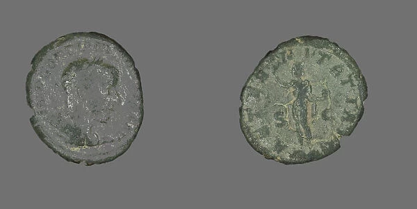 As (Coin) Portraying Emperor Gordian III, 241-243. Creator: Unknown