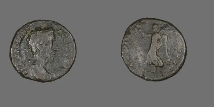 Framed Print : As (Coin) Portraying Emperor Marcus Aurelius, December 177-December 178. Creator: Unknown Framed Print : As (Coin) Portraying Emperor Marcus Aurelius, December 177-December 178. Creator: Unknown