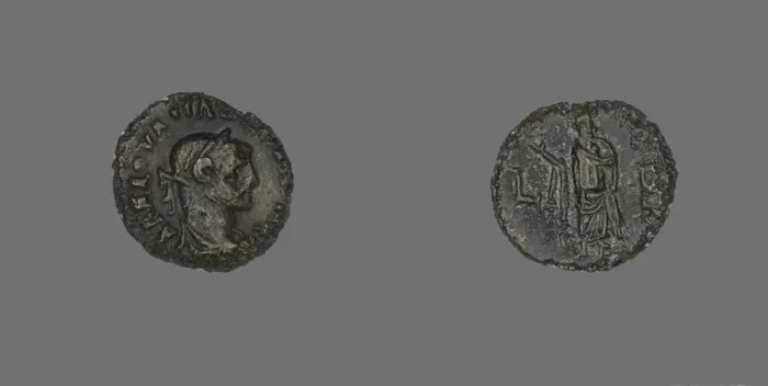 Framed Print : Coin Portraying Emperor Maximianus, 287-288. Creator: Unknown Framed Print : Coin Portraying Emperor Maximianus, 287-288. Creator: Unknown