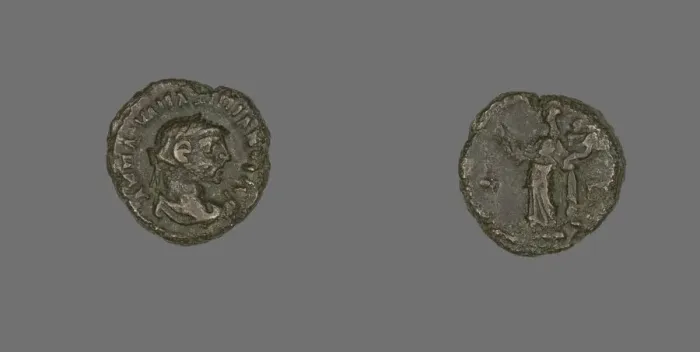 Framed Print : Coin Portraying Emperor Maximianus, 288-289. Creator: Unknown Framed Print : Coin Portraying Emperor Maximianus, 288-289. Creator: Unknown