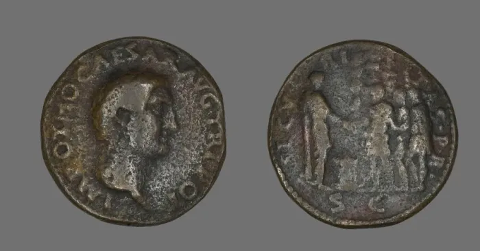 Framed Print : Coin Portraying Emperor Otho, 69. Creator: Unknown Framed Print : Coin Portraying Emperor Otho, 69. Creator: Unknown