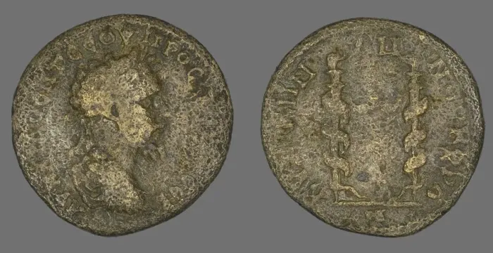 Framed Print : Coin Portraying Emperor Septimius Severus, 193-211. Creator: Unknown Framed Print : Coin Portraying Emperor Septimius Severus, 193-211. Creator: Unknown
