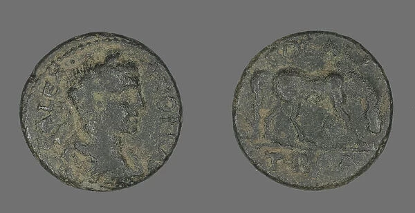 Coin Portraying Emperor Severus Alexander, 222-235. Creator: Unknown