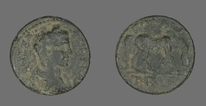 Framed Print : Coin Portraying Emperor Severus Alexander, 222-235. Creator: Unknown Framed Print : Coin Portraying Emperor Severus Alexander, 222-235. Creator: Unknown