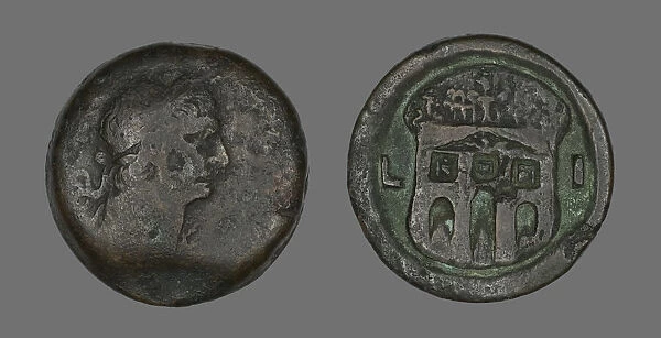 Coin Portraying Emperor Trajan, 98-117. Creator: Unknown