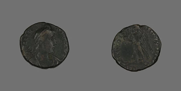 Coin Portraying Emperor Valens, 364-378. Creator: Unknown