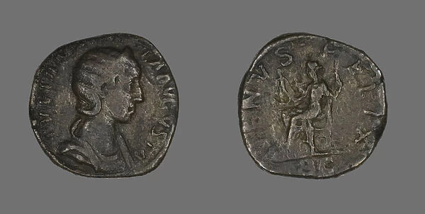 Coin Portraying Empress Julia Mamaea, 222-235. Creator: Unknown