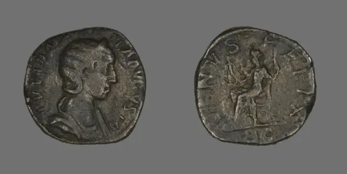 Framed Print : Coin Portraying Empress Julia Mamaea, 222-235. Creator: Unknown Framed Print : Coin Portraying Empress Julia Mamaea, 222-235. Creator: Unknown