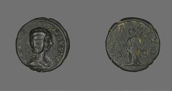 Coin Portraying Julia, before 217. Creator: Unknown